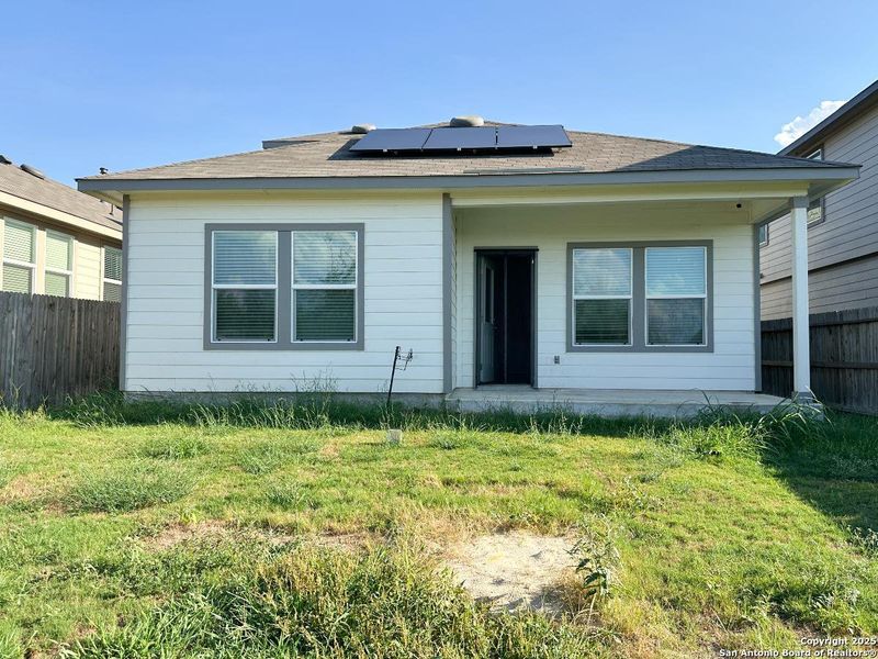 Front exterior of a new home in Stoney Creek, San Antonio, TX, highlighting curb appeal (Image 15). Front exterior of a new home in Stoney Creek, San Antonio, TX, highlighting curb appeal (Image 15).