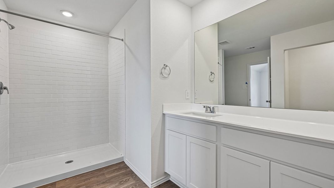 Furnished interior view inside a new home in Watermill, Uhland (Image 8).