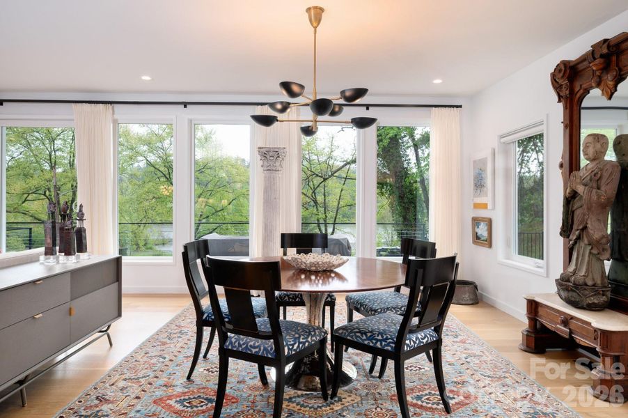 Furnished interior view inside a new home in , Asheville (Image 4).