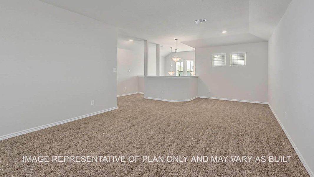 Spacious, unfurnished interior of a new home in Southern Pointe, College Station (Image 17).