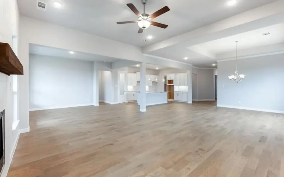 Representative unfurnished interior of a home built from the Santa Barbara by CastleRock Communities in Lakesong, Grand Prairie (Image 14).