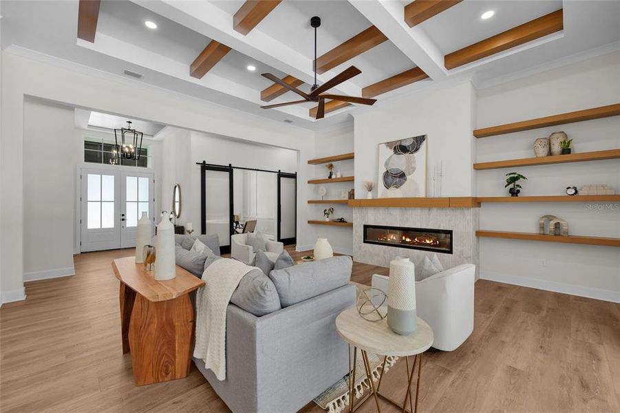 Furnished interior view inside a new home in , Gainesville (Image 13).