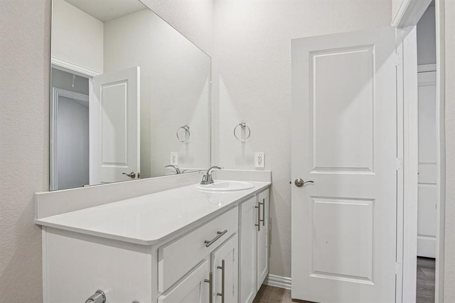 Photo is not of the actual home, but is an inspirational photo of builder’s model home and may depict options, furnishings, and/or decorator features that are not included.