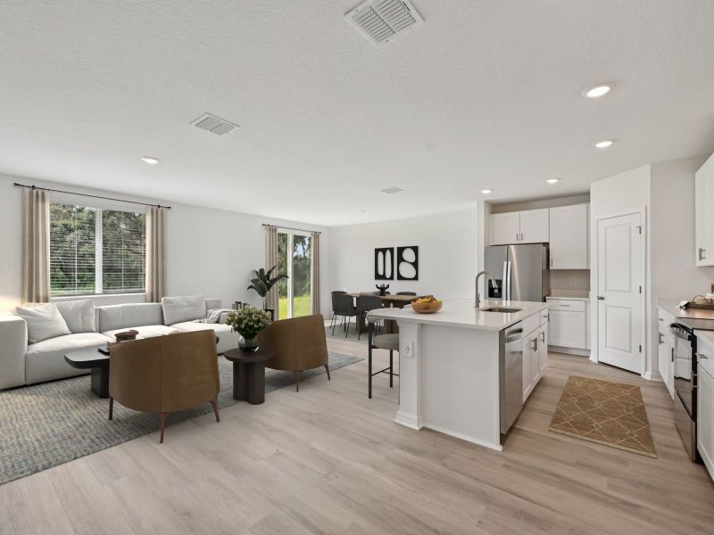 Furnished interior view inside a new home in Magnolia Bay - Classic Series, Nokomis (Image 6).