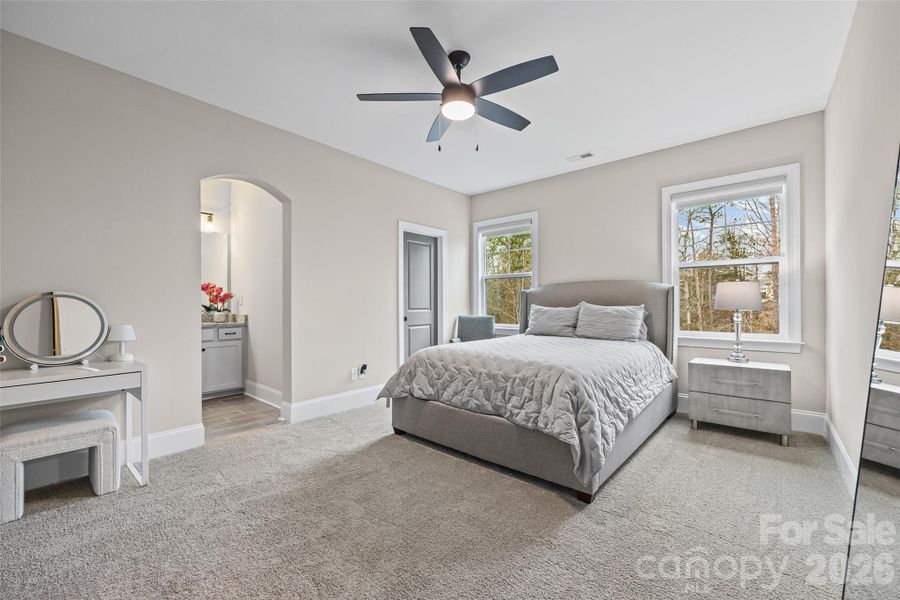 Furnished interior view inside a new home in , Charlotte (Image 18).