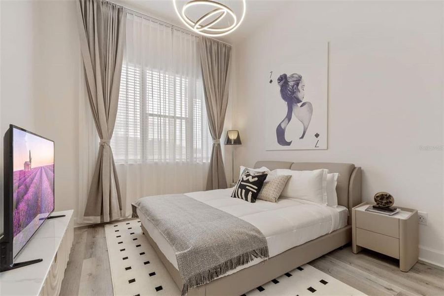 Furnished interior view inside a new home in , Kissimmee (Image 39).