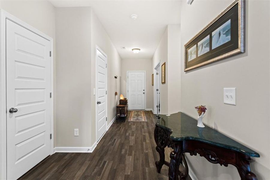 Furnished interior view inside a new home in Garrett Preserve, Hiram (Image 14).