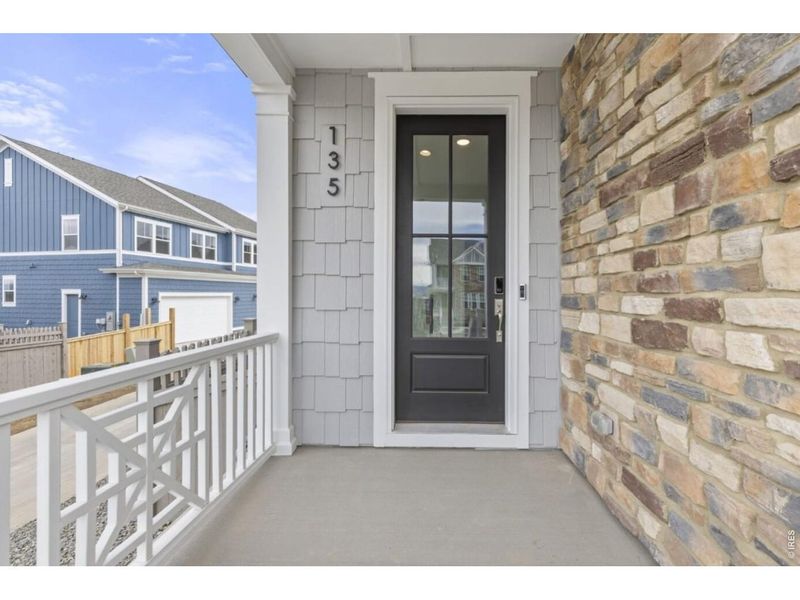 Exterior details and patio area of a home in , Erie (Image 4).