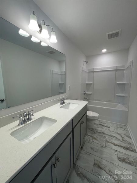 Secondary bathroom