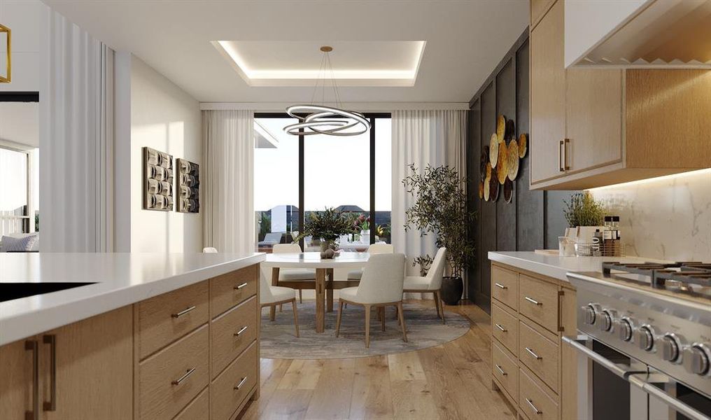 Furnished interior view inside a new home in , Rowlett (Image 3).