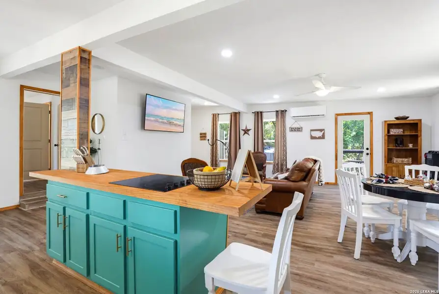 Furnished interior view inside a new home in , Lakehills (Image 17).