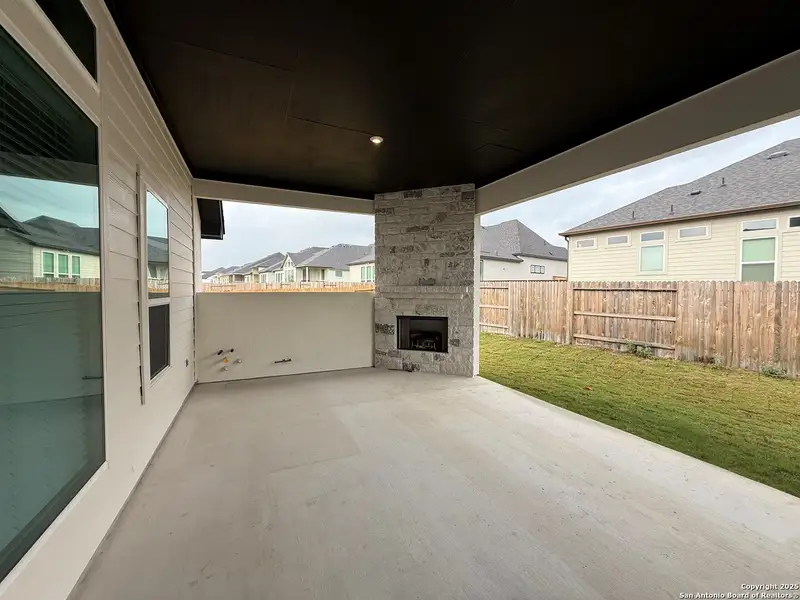 Exterior details and patio area of a home in Mesa Western, Cibolo (Image 4). Exterior details and patio area of a home in Mesa Western, Cibolo (Image 4).