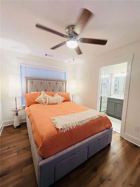 Furnished interior view inside a new home in , Atlanta (Image 6). Furnished interior view inside a new home in , Atlanta (Image 6).