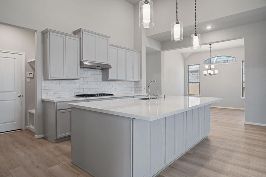 Furnished interior view inside a new home in The Meadows at Imperial Oaks 60', Conroe (Image 12). Furnished interior view inside a new home in The Meadows at Imperial Oaks 60', Conroe (Image 12).