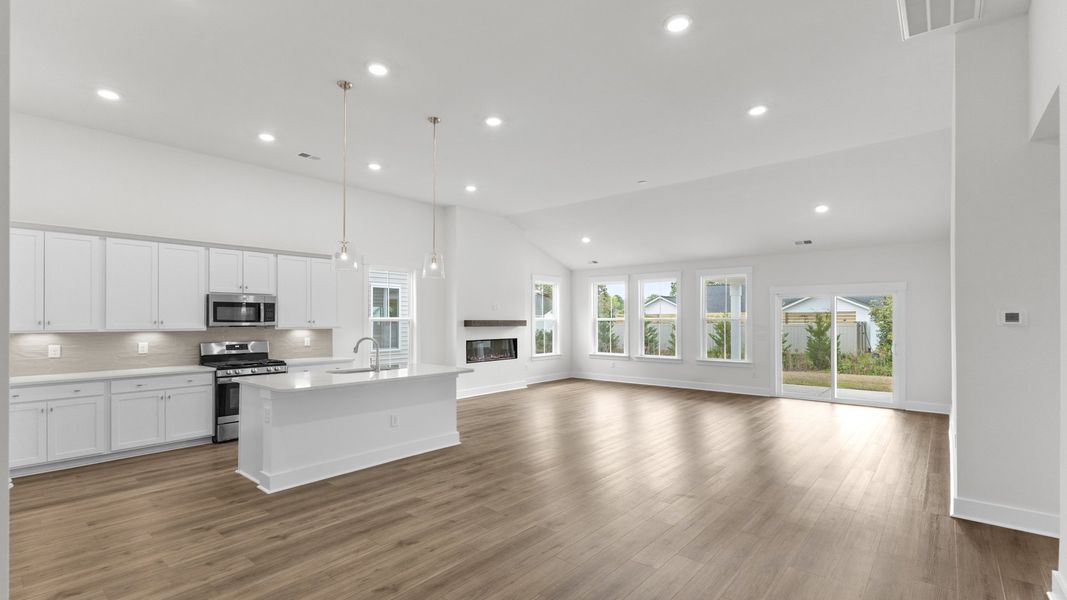 Furnished interior view inside a new home in Bluffs at Sun Colony, Longs (Image 3).