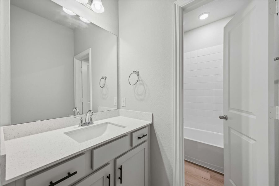 Furnished interior view inside a new home in , Houston (Image 6).