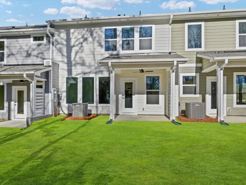Exterior details and patio area of a home in Westview Towns, Waxhaw (Image 3).