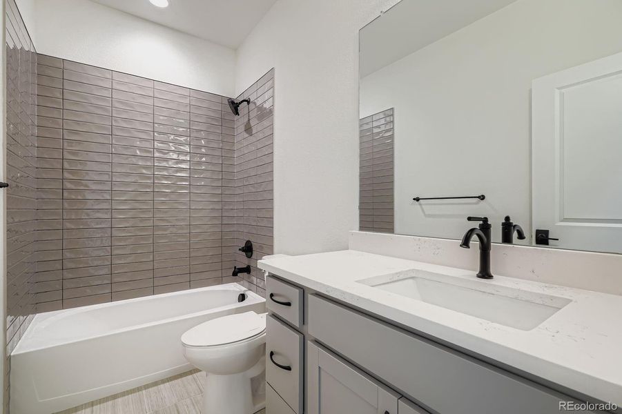 Furnished interior view inside a new home in Hilltop 55+ at Inspiration 55s, Aurora (Image 6).