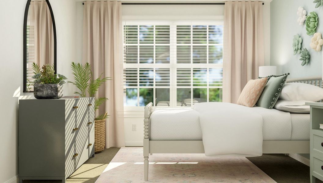 Furnished interior view inside a new home in Meadowlark Preserve, Pflugerville (Image 4).