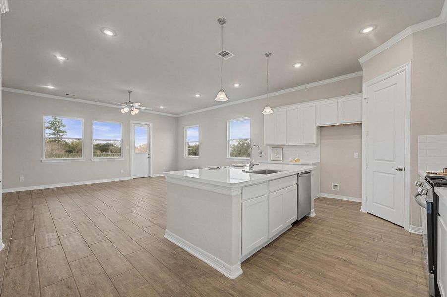 Completed home same floor plan