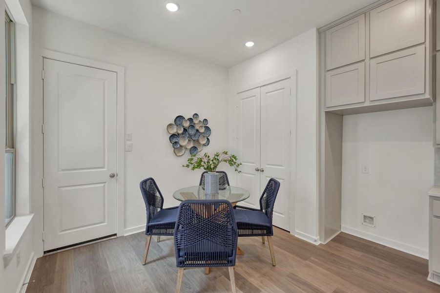 Furnished interior view inside a new home in Woodforest Townhomes, Montgomery (Image 7).