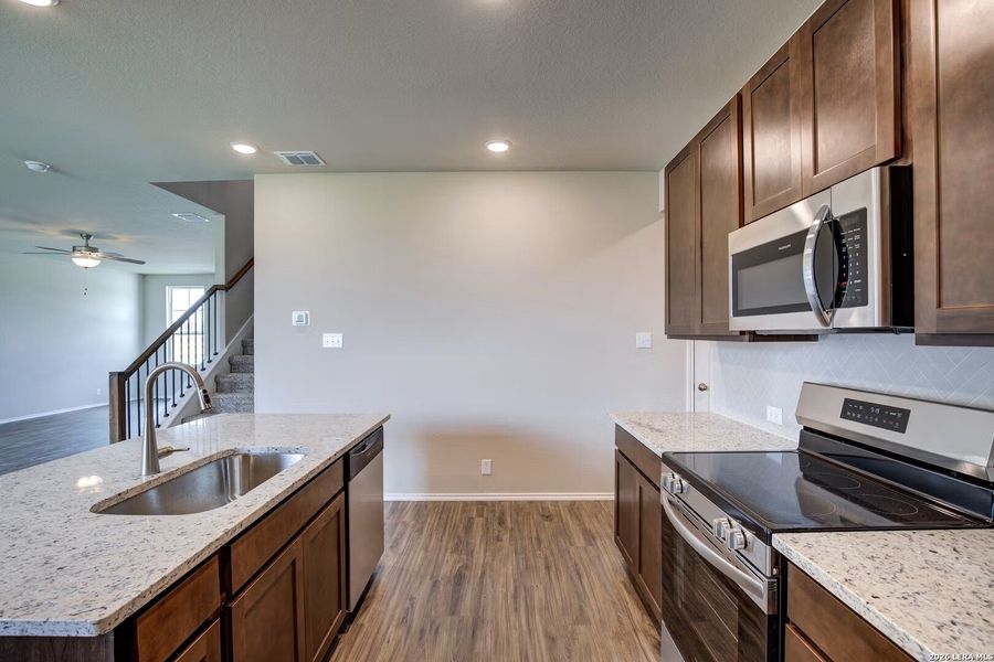 Furnished interior view inside a new home in Hannah Heights, Seguin (Image 7). Furnished interior view inside a new home in Hannah Heights, Seguin (Image 7).