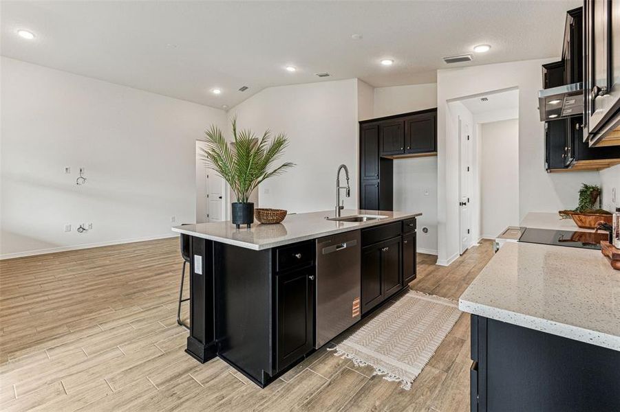 Furnished interior view inside a new home in Isles at Bayview, Parrish (Image 6). Furnished interior view inside a new home in Isles at Bayview, Parrish (Image 6).