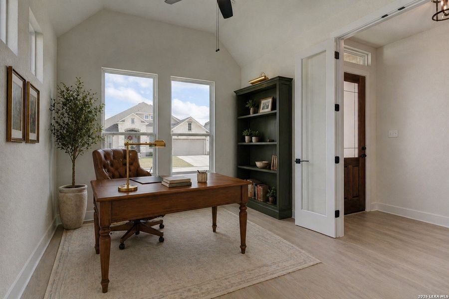 Furnished interior view inside a new home in Megan's Landing, Castroville (Image 14).