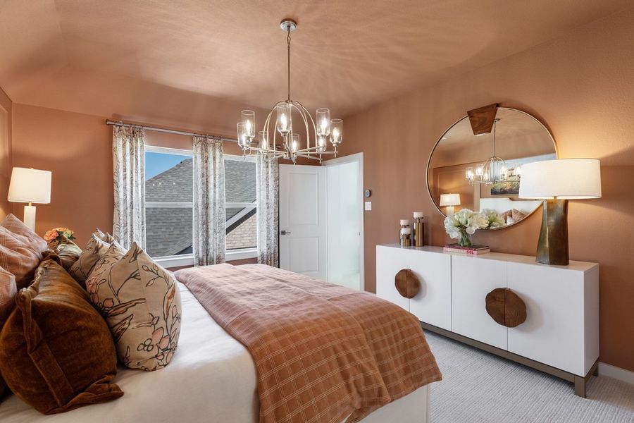 Representative Primary Bedroom - some options shown