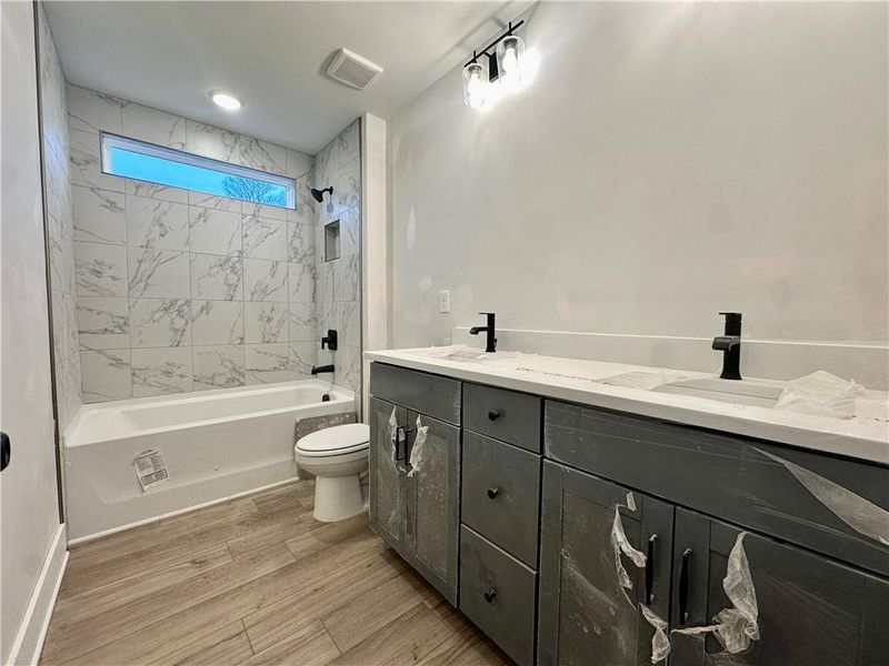 Furnished interior view inside a new home in Marble Tree, Ball Ground (Image 4). Furnished interior view inside a new home in Marble Tree, Ball Ground (Image 4).