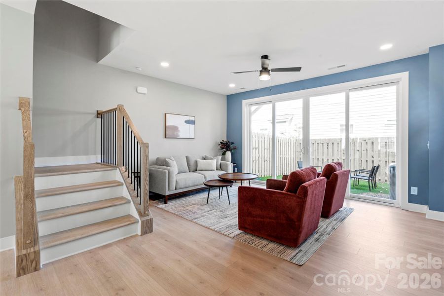 Furnished interior view inside a new home in , Charlotte (Image 10).
