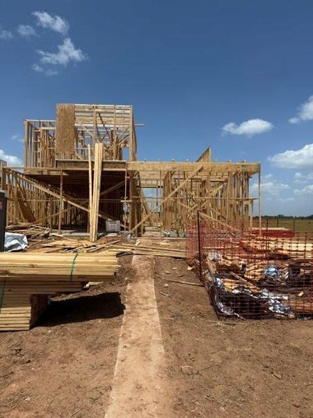 In-progress construction of a new home in Evergrove, Richmond, TX (Image 5). In-progress construction of a new home in Evergrove, Richmond, TX (Image 5).