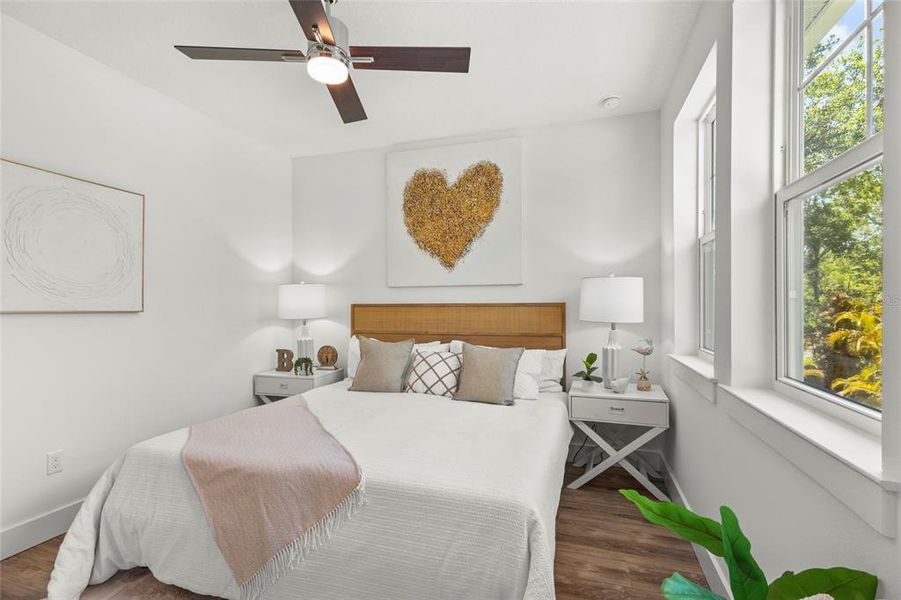 Furnished interior view inside a new home in , Sarasota (Image 42).