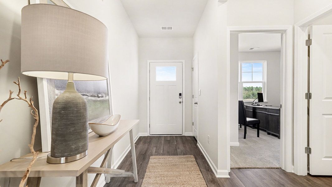 Furnished interior view inside a new home in Sandridge Park, Little River (Image 4).