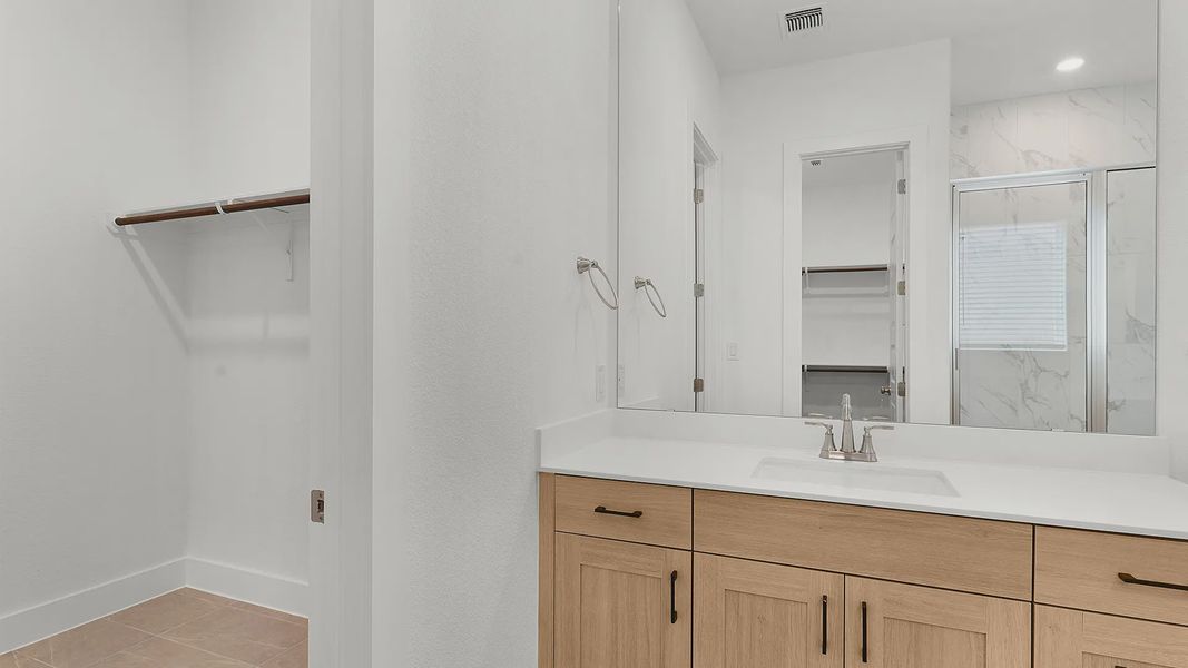 Furnished interior view inside a new home in Lariat, Liberty Hill (Image 10).