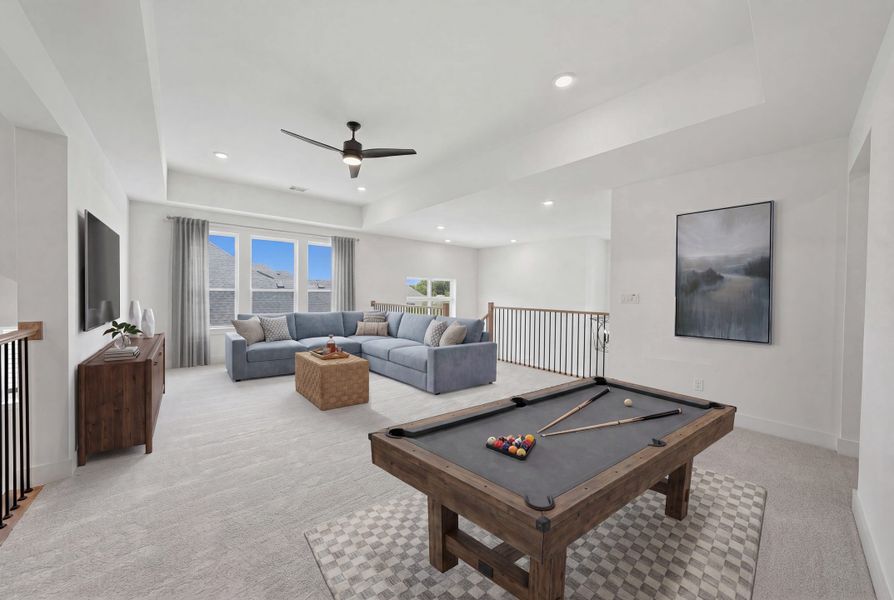 Furnished interior view inside a new home in Winding Creek, Rockwall (Image 30). Furnished interior view inside a new home in Winding Creek, Rockwall (Image 30).