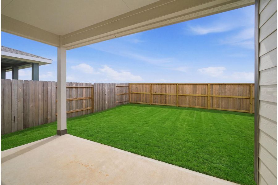 Exterior details and patio area of a home in Colony at Pinehurst, Pinehurst (Image 23).