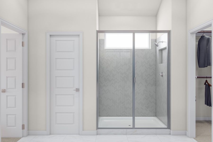 Furnished interior view inside a new home in Lagos Reserve, Manor (Image 10).