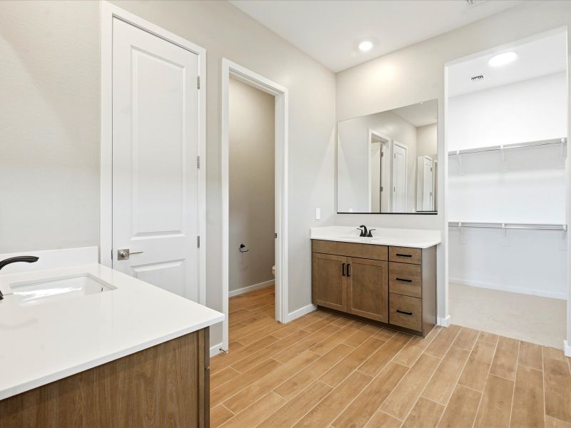 Furnished interior view inside a new home in Abel Ranch Signature Series, Goodyear (Image 9).