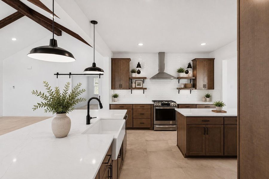 Gourmet island kitchen (*Photo not of actual home and used for illustration purposes only.) Gourmet island kitchen (*Photo not of actual home and used for illustration purposes only.)