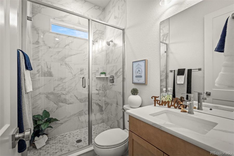 Furnished interior view inside a new home in Cloverleaf – Mountainview Collection, Monument (Image 7). Furnished interior view inside a new home in Cloverleaf – Mountainview Collection, Monument (Image 7).