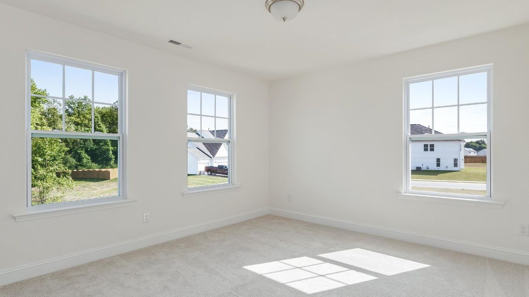 Furnished interior view inside a new home in Station Pointe, Angier (Image 9).