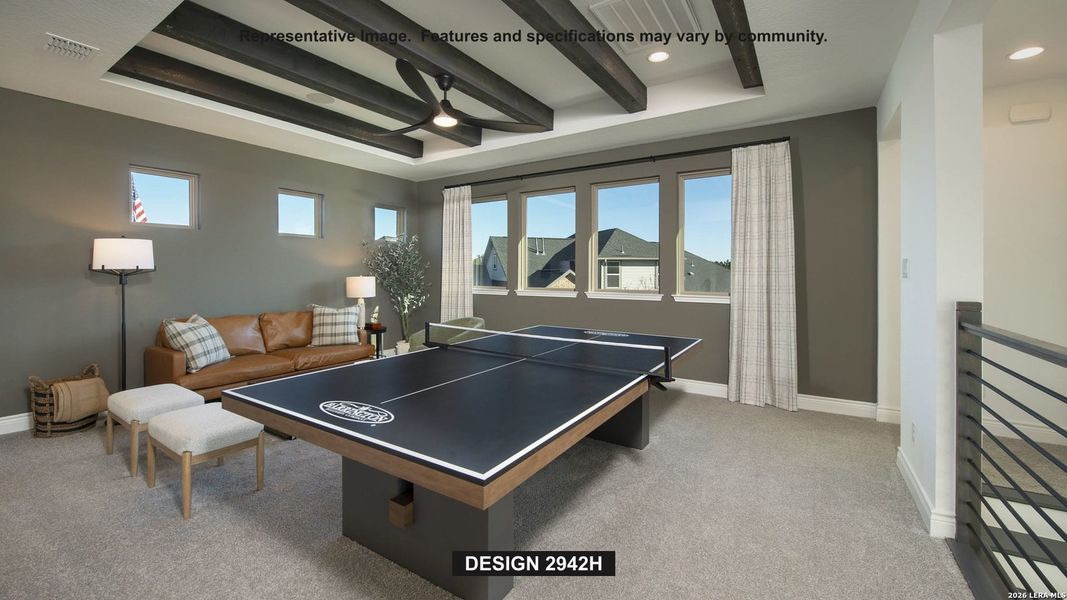 Furnished interior view inside a new home in Mayfair, New Braunfels (Image 5). Furnished interior view inside a new home in Mayfair, New Braunfels (Image 5).