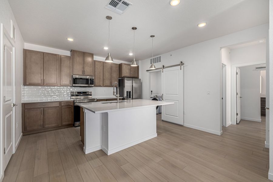 Furnished interior view inside a new home in The Residences at Victory Ridge, Colorado Springs (Image 3).