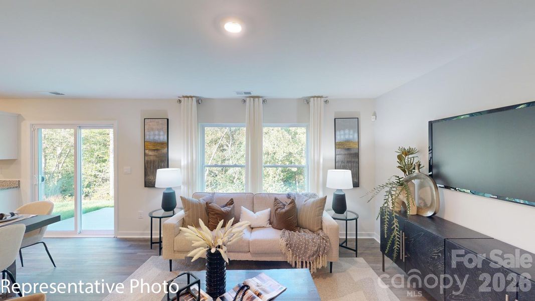 Furnished interior view inside a new home in Huffman Ridge, Hickory (Image 9).