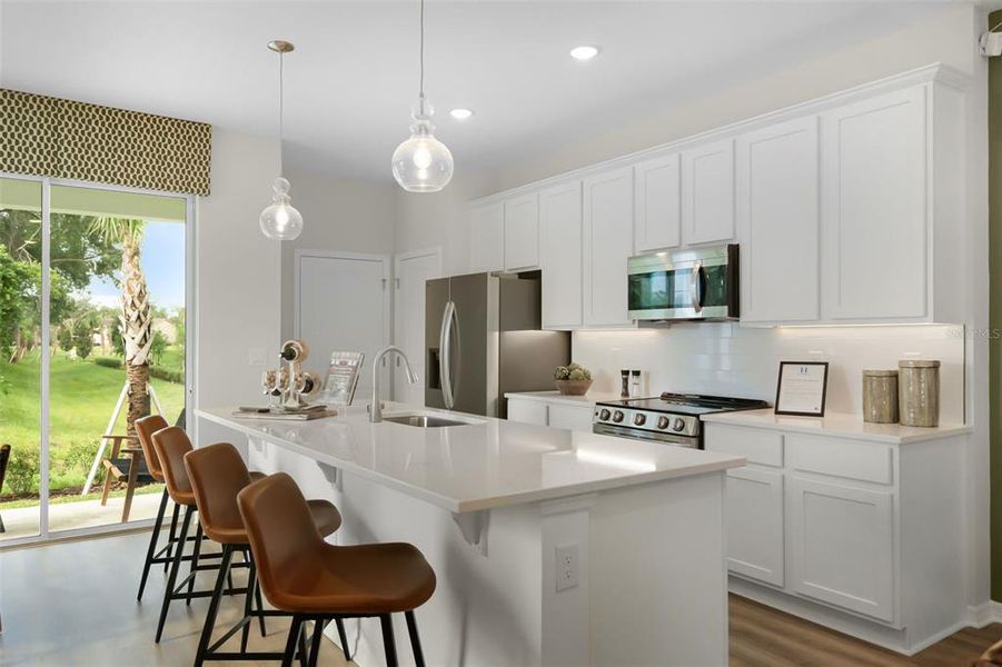Furnished interior view inside a new home in Delaney Reserve, Deland (Image 42).