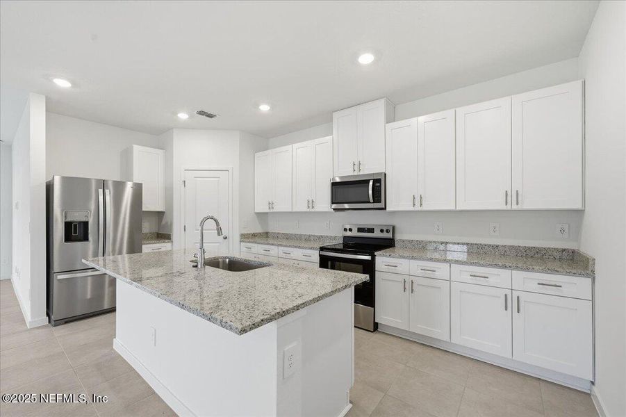 Furnished interior view inside a new home in Azalea Creek, Jacksonville (Image 11).