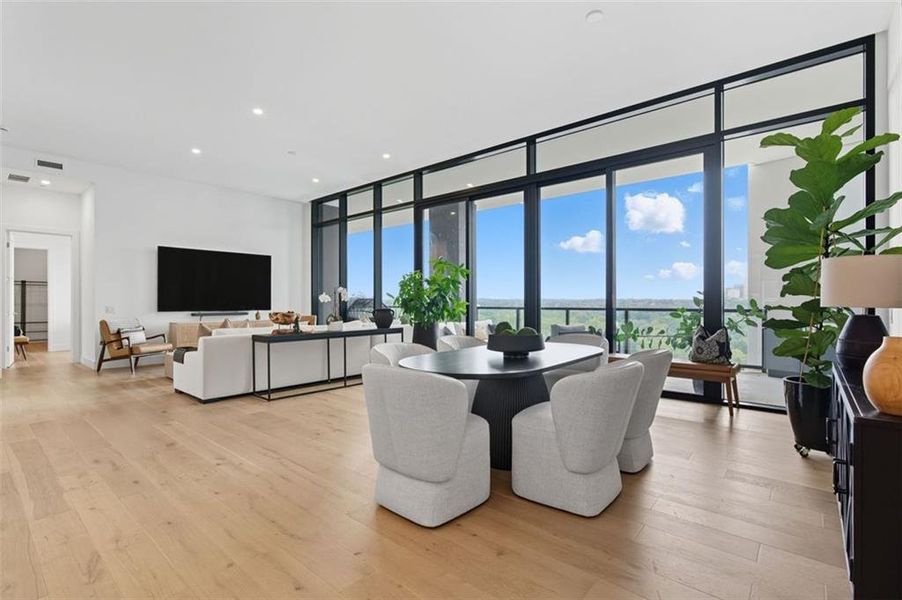 Furnished interior view inside a new home in The Dillon Buckhead, Atlanta (Image 14).