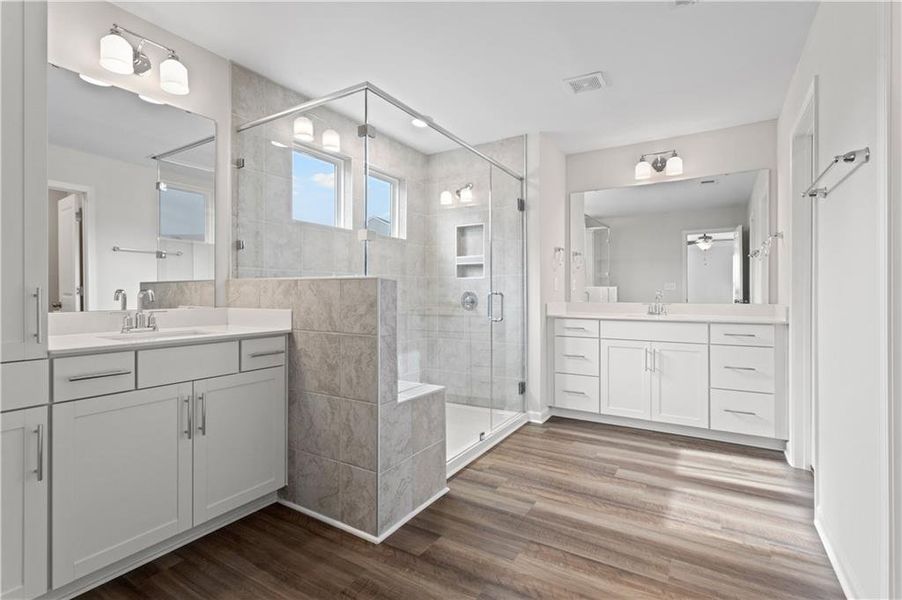 Furnished interior view inside a new home in Twin Lakes, Hoschton (Image 10).