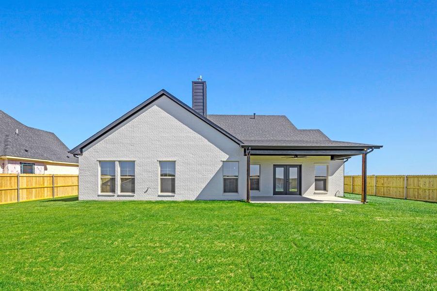 Front exterior of a new home in , Cleburne, TX, highlighting curb appeal (Image 24).